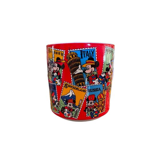 Vintage Disney Mug Stamps of the World Cup Mickey Mouse‎ made in Japan - Picture 3 of 7